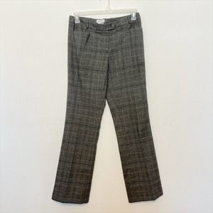 Calvin Klein Modern Fit Plaid Trousers Gray 4